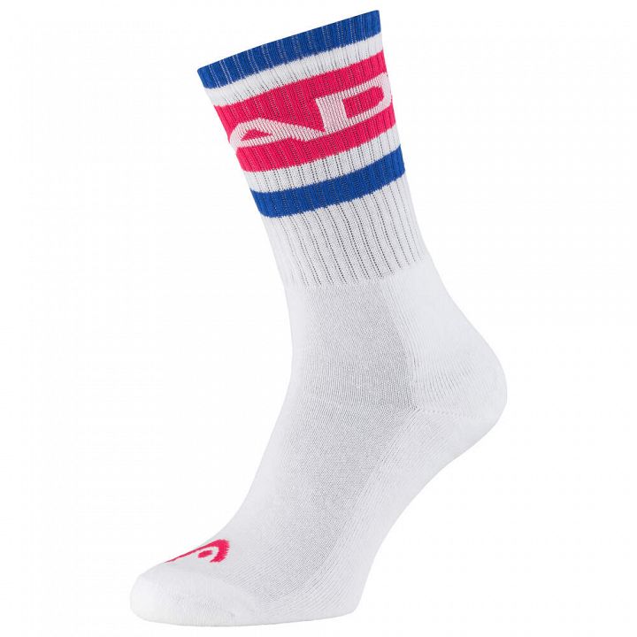 Head Tennis Crew Socks 1P Magenta / Royal